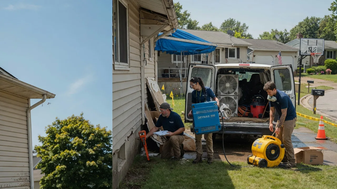 Ceiling Leak Cleanup in New Richmond, WI near me
